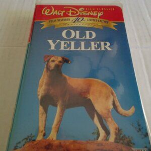 Old Yeller - Walt Disney - VHS Tape - Clamshell Case - 40th Anniversary (1997)